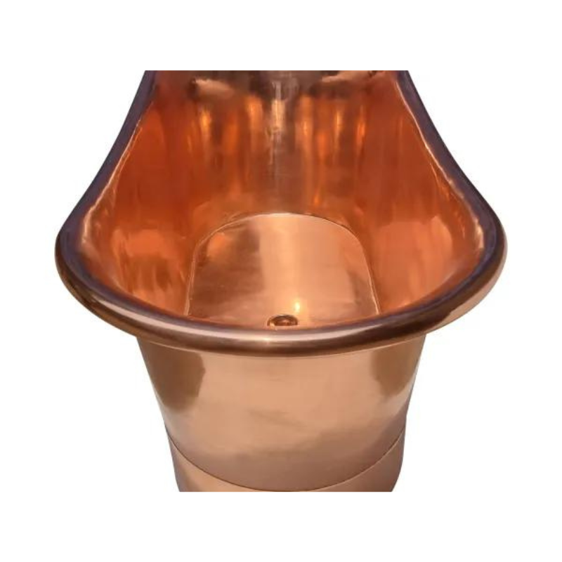 Straight Base Copper Bathtub Full Copper