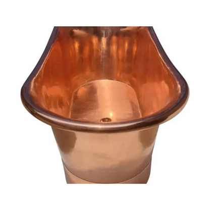 Straight Base Copper Bathtub Full Copper