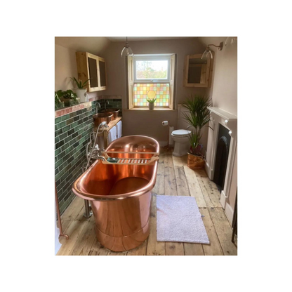 Straight Base Copper Bathtub Full Copper