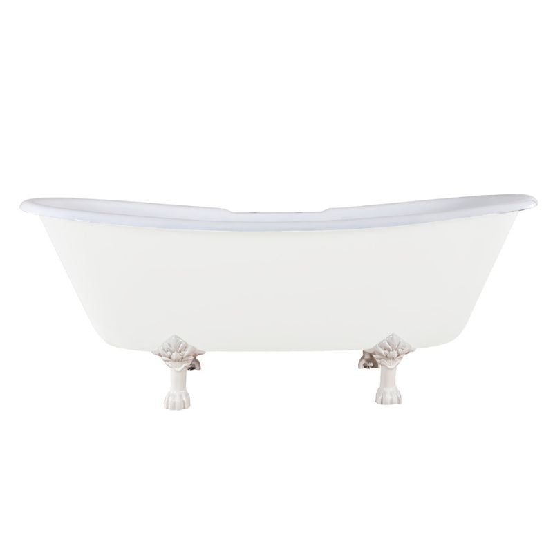 Hurlingham Prior | Freestanding Clawfoot Roll Top Bath - 1720mm