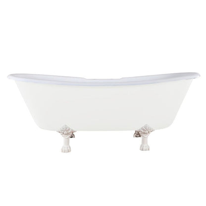 Hurlingham Prior | Freestanding Clawfoot Roll Top Bath - 1720mm