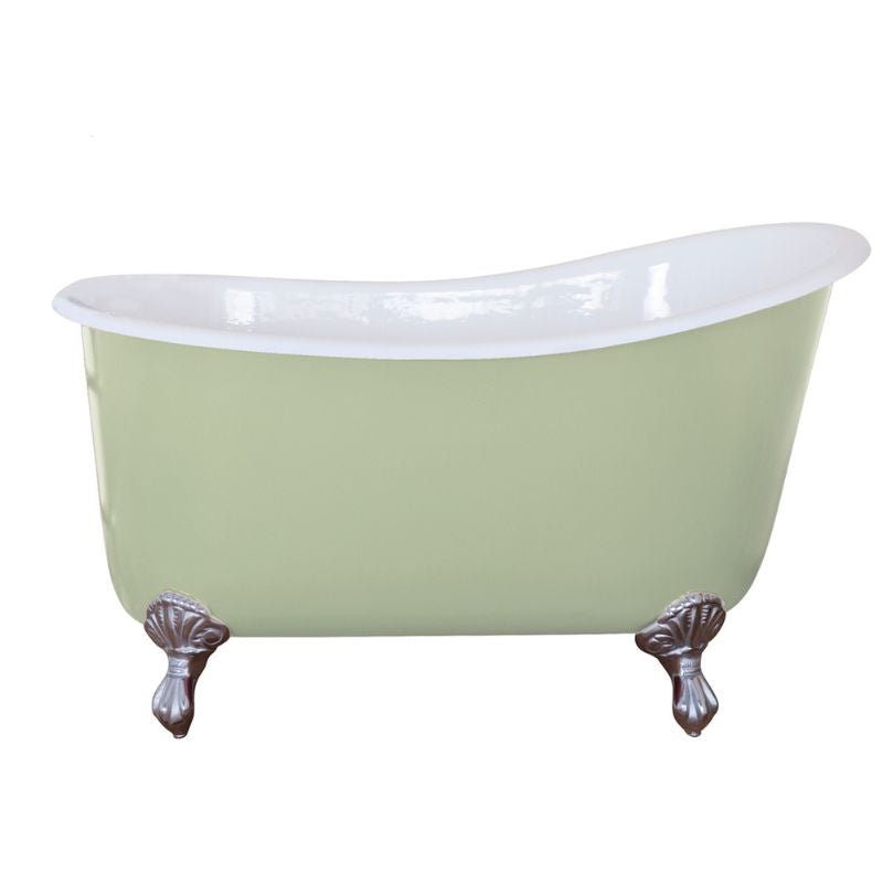 Hurlingham Shelley Small | Freestanding  Cast Iron Clawfoot Slipper Bath - 1370mm