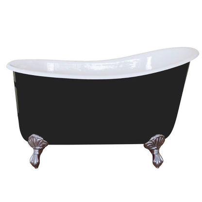 Hurlingham Shelley Small | Freestanding  Cast Iron Clawfoot Slipper Bath - 1370mm