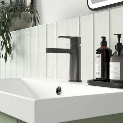 Arvan Mono Basin Mixer With Push Button Waste