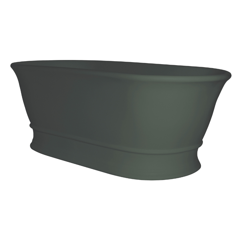 Aurelius Oval Freestanding Bath with Overflow 1740mm x 760mm - No Waste - Soak & Luxproduct_vendor#Khaki GreenBC - BAB030KGKhaki Green#