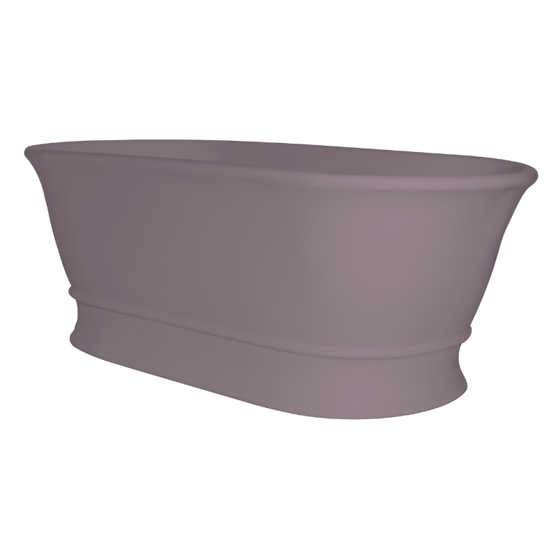 Aurelius Oval Freestanding Bath with Overflow 1740mm x 760mm - No Waste - Soak & Luxproduct_vendor#Satin RoseBC - BAB030RSatin Rose#