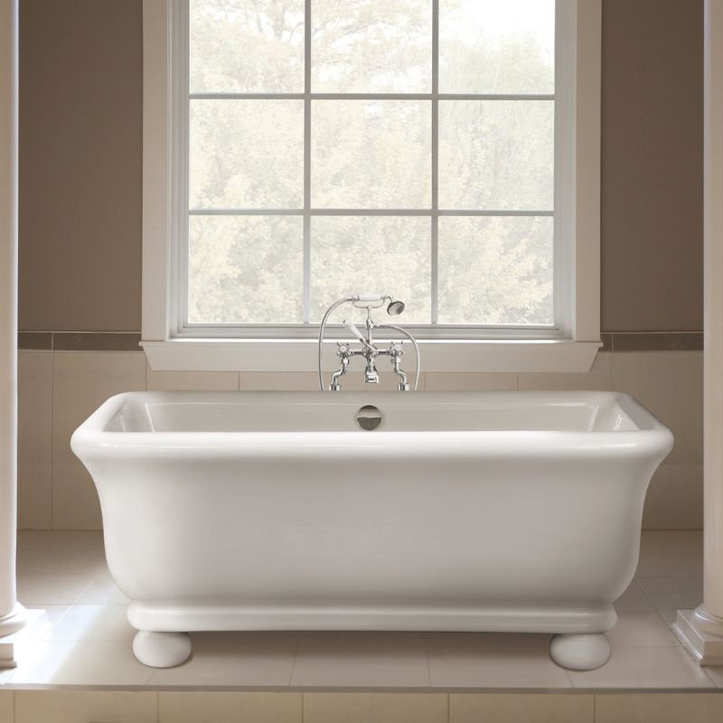 Bc Designs Senator Curved | Freestanding Square Bath - 1804mm