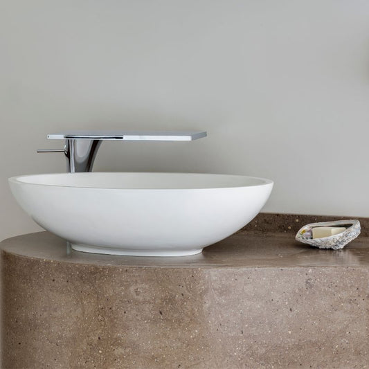 Bc Designs Tasse Countertop Basin | Oval - 575mm x 145mm