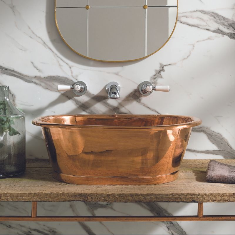 Bc Designs Copper Countertop Basin | Oval