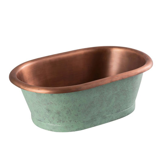 Bc Designs Verdigris & Copper Countertop Basin | Oval