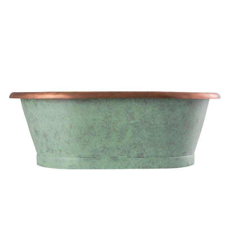 Bc Designs Verdigris & Copper Countertop Basin | Oval