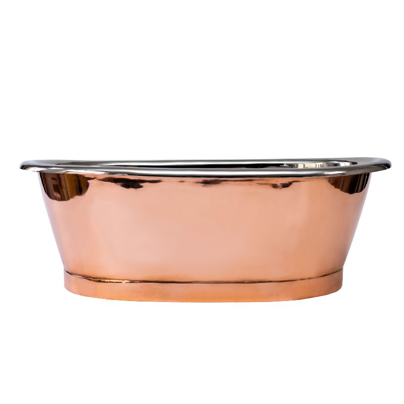 Bc Designs Nickel & Copper Countertop Basin | Oval