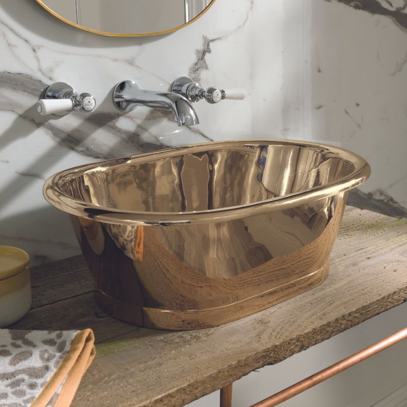 Bc Designs Brass Countertop Basin | Oval