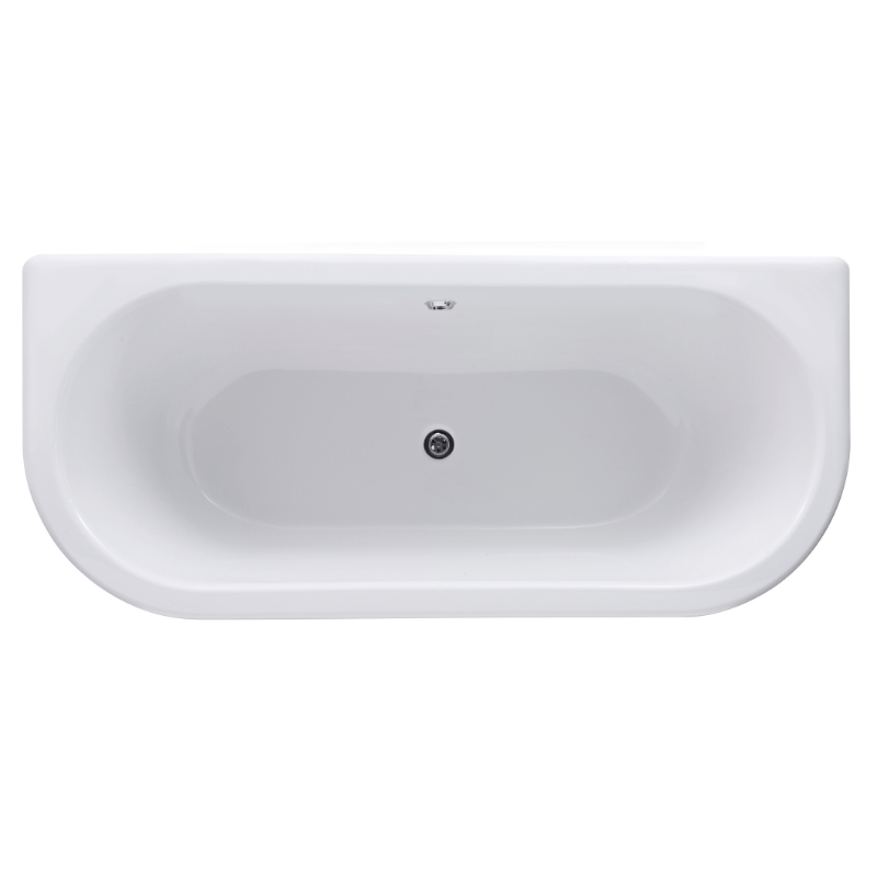 Back to Wall Double Ended Freestanding Bath 1700mm - Soak & Luxproduct_vendor#No Leg SetOL - RE1701No Leg Set#