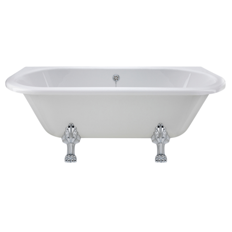 Back to Wall Double Ended Freestanding Bath 1700mm - Soak & Luxproduct_vendor#Pride Leg SetOL - RE1701C2Pride Leg Set#