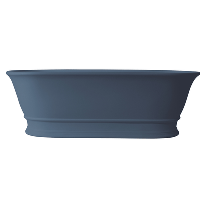 Bampton Oval Freestanding Bath with Plinth 1555mm x 740mm - No Waste - Soak & Luxproduct_vendor#Powder BlueBC - BAB032BPowder Blue#