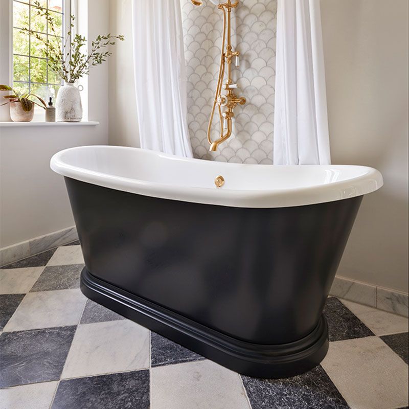 Bc Designs Boat | Freestanding Double Ended Acrylic Bath