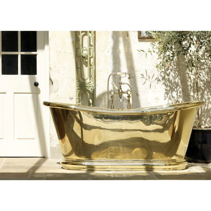 Hurlingham Brass Bulle | Freestanding Roll Top Bath - 1700