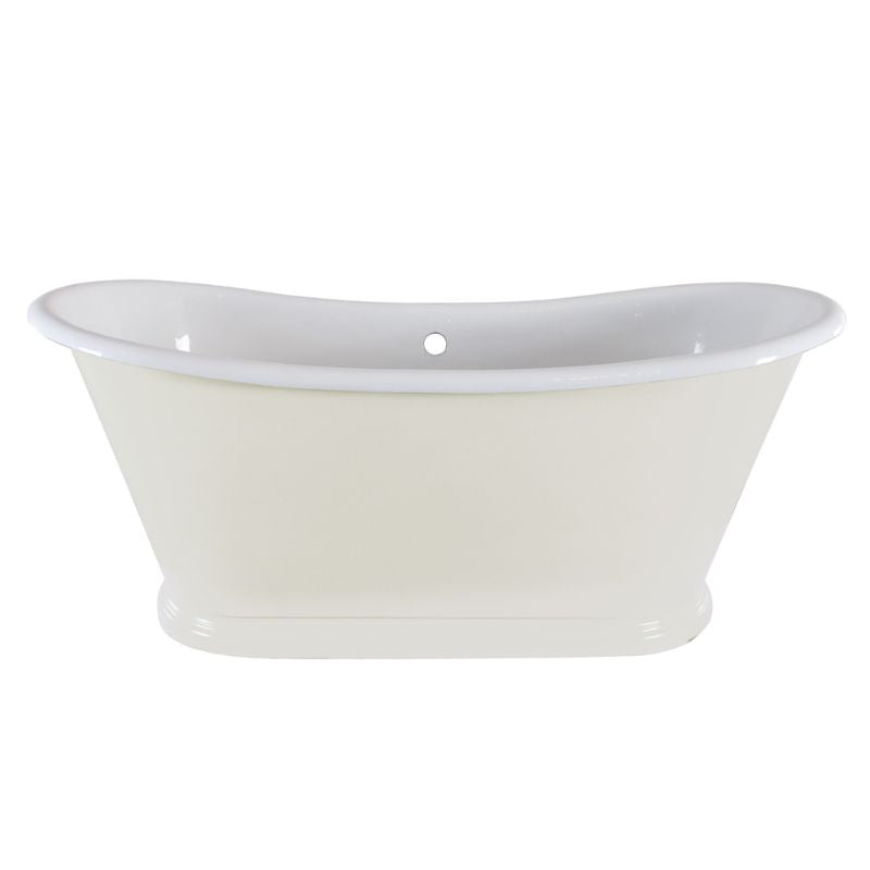 Hurlingham Caravel Bateau | Freestanding Cast Iron Roll Top Bath - 1675mm