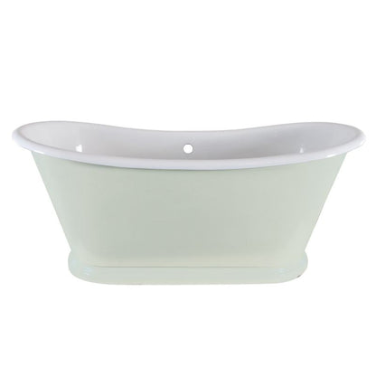 Hurlingham Caravel Bateau | Freestanding Cast Iron Roll Top Bath - 1675mm