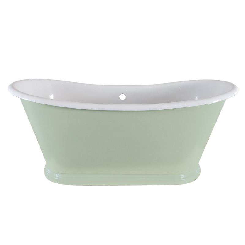 Hurlingham Caravel Bateau | Freestanding Cast Iron Roll Top Bath - 1675mm