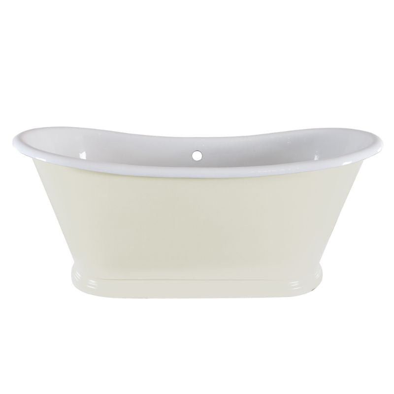 Hurlingham Caravel Bateau | Freestanding Cast Iron Roll Top Bath - 1675mm