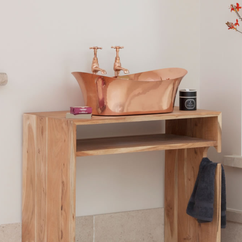 Hurlingham Copper Bateau Basin