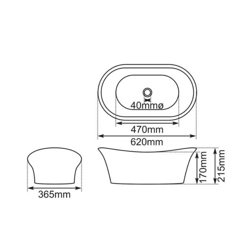 Hurlingham Copper Bateau Basin