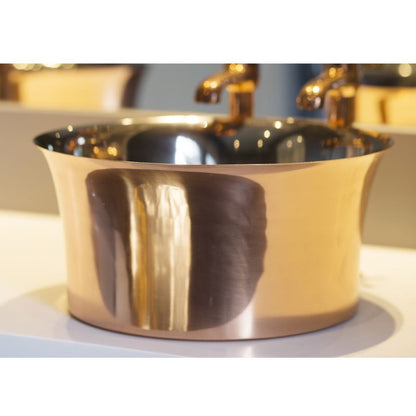 Hurlingham Copper Tub Basin With Nickel Interior