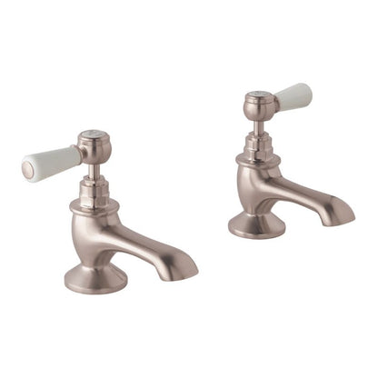 Bc Designs Victrion Deck Mounted Lever Bath Pillar Taps