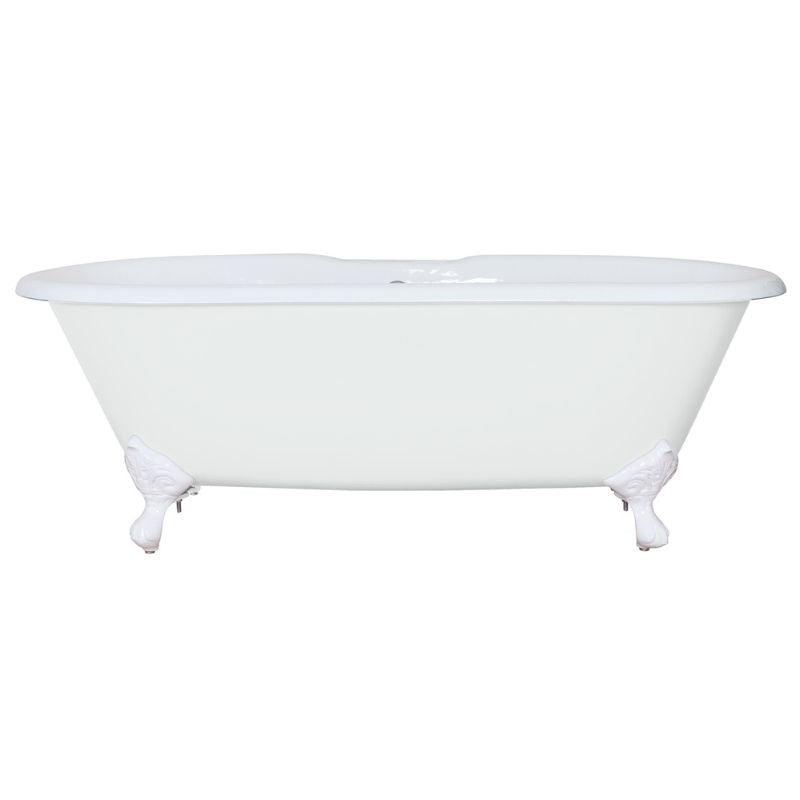 Hurlingham Dryden | Freestanding Cast Iron Bath Bath With Feet - 1700mm