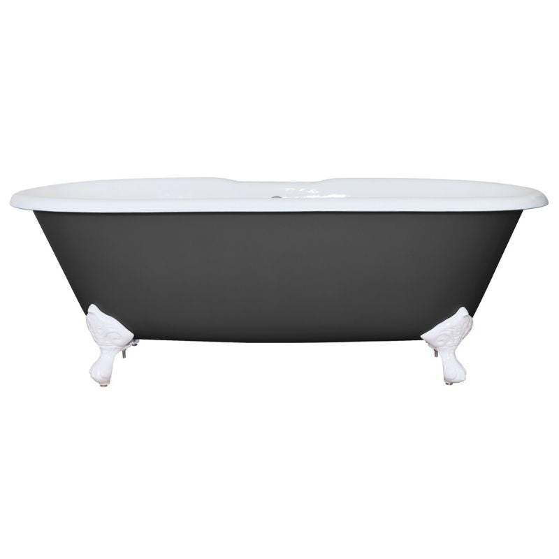 Hurlingham Dryden | Freestanding Cast Iron Bath Bath With Feet - 1700mm