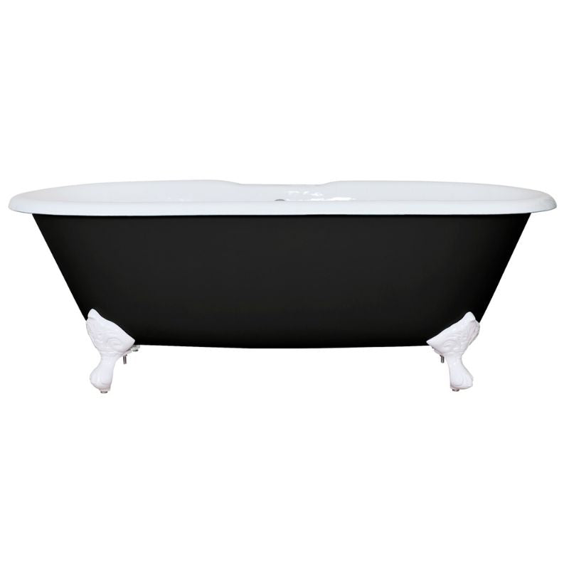 Hurlingham Dryden | Freestanding Cast Iron Bath Bath With Feet - 1700mm