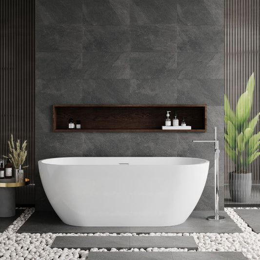 nuie Choice | Oval Freestanding Bath - 1600mm/1700mm