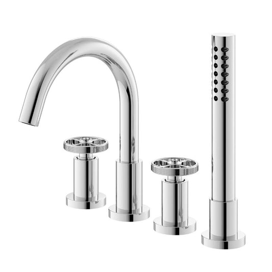 Hudson Reed Revolution 4 Tap Bath Shower Mixer